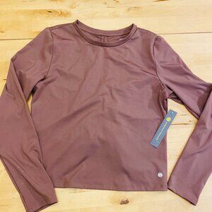 Womens brown active top